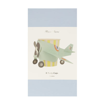 Meri Meri papkrus, Plane cups – 8 stk