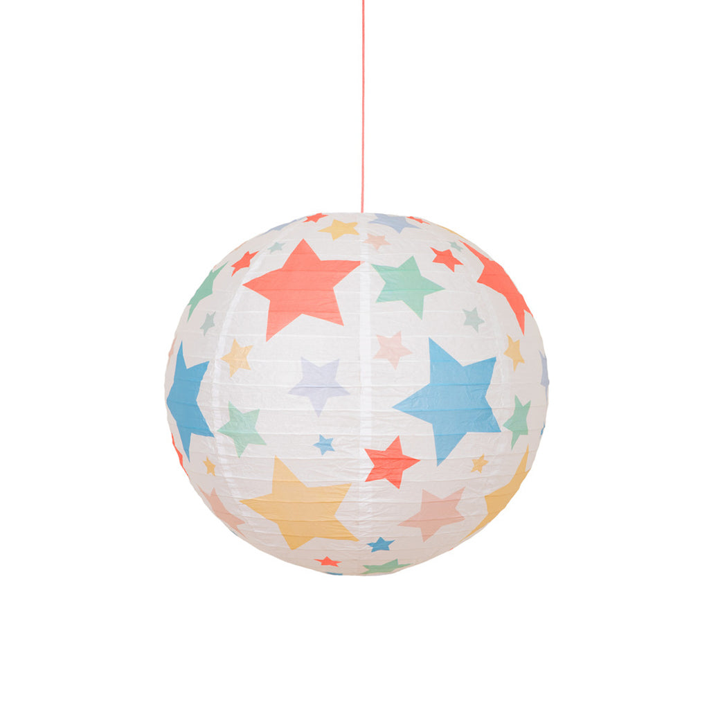 Meri Meri lanterne i rispapir, Stars and stripes, 3-pakning - UTEN LYSKILDE