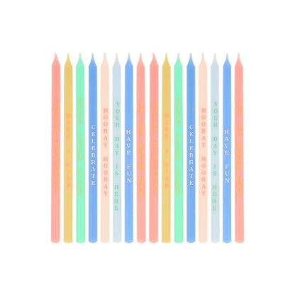 Meri Meri kagelys m. festsætninger - 16 stk