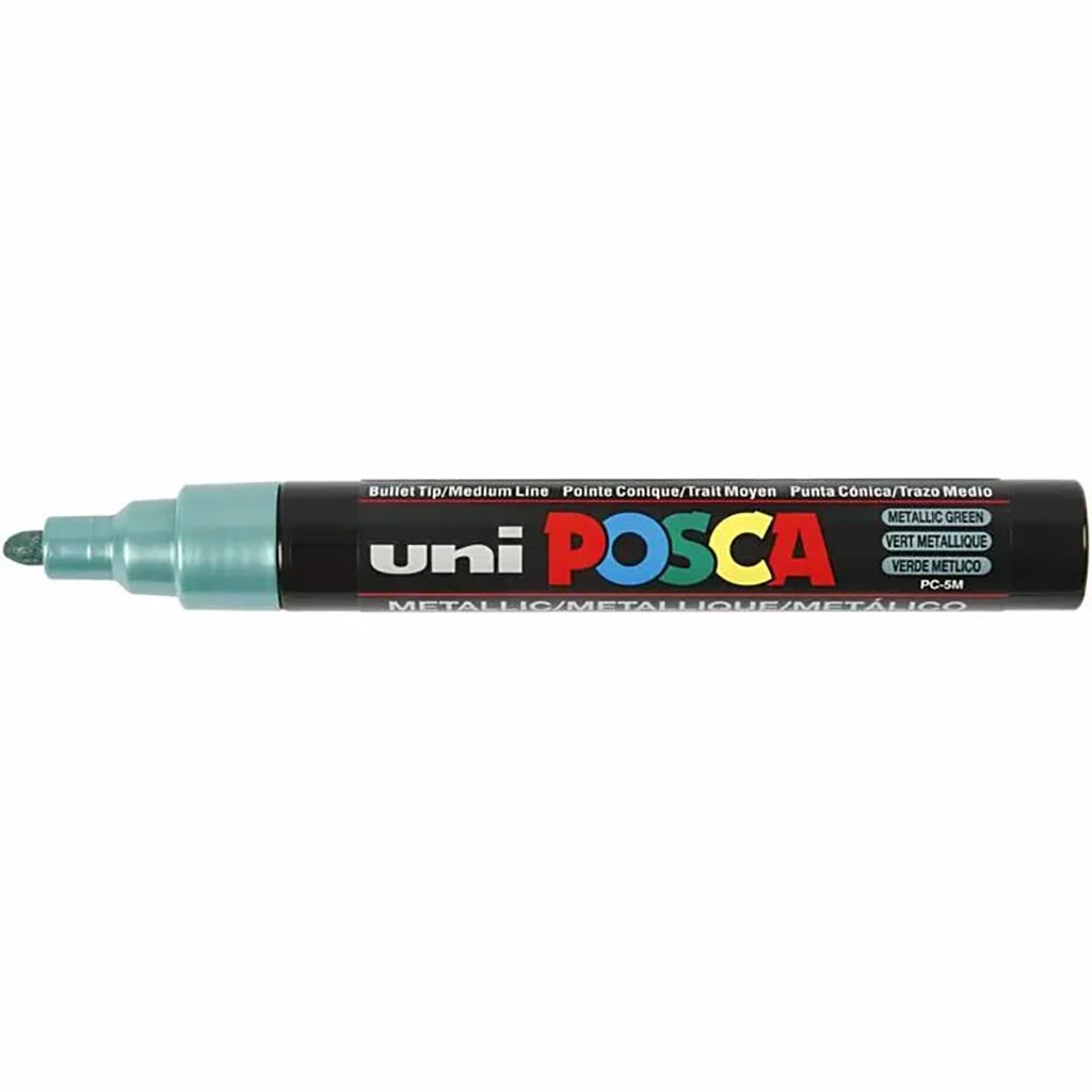 Posca Tusjer, strek 2.5 mm - 8 stk. Metallic