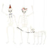 Meri Meri Halloween pynt, 3 hængende skeletter