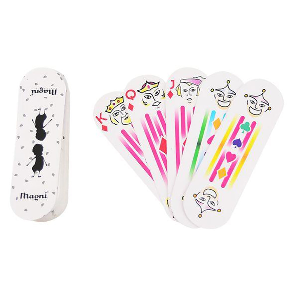 Magni spillekort i oval udgave