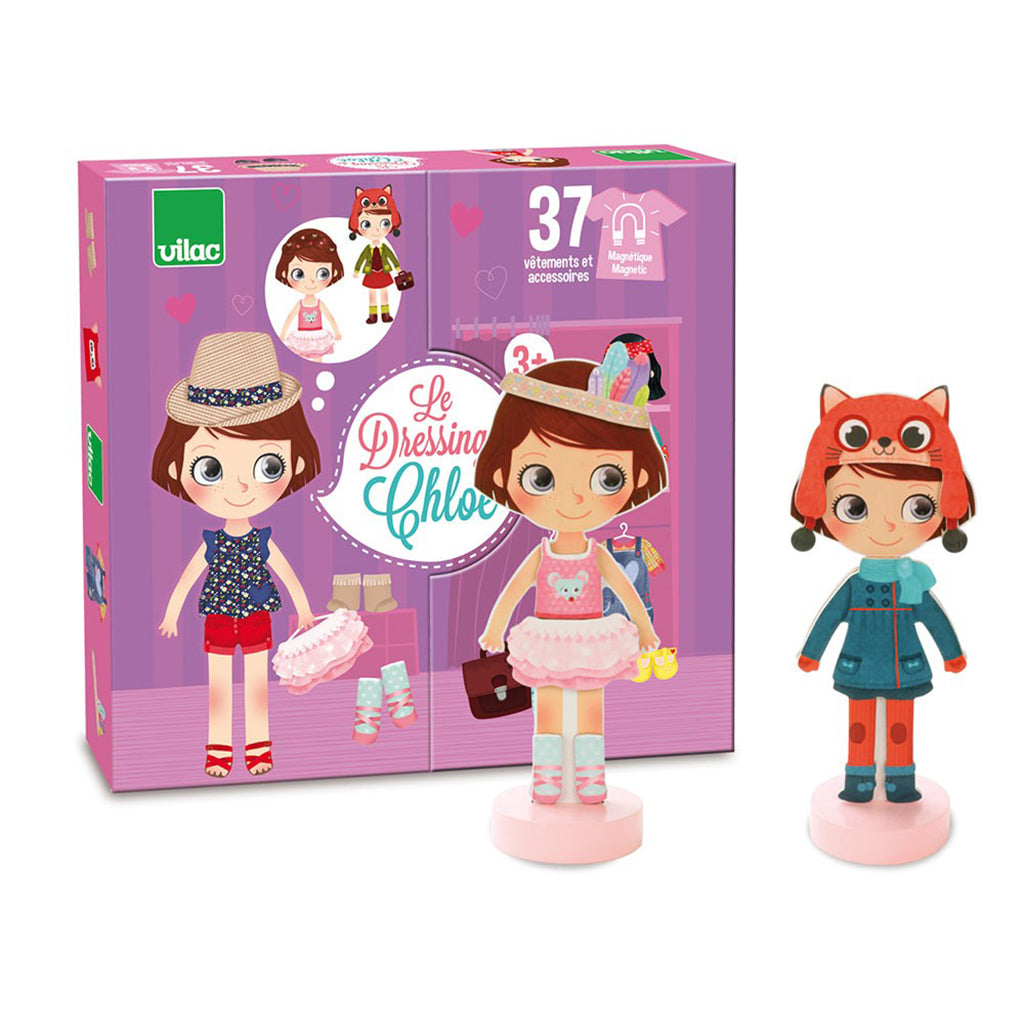 Vilac Kle-på-dukke, Magnetisk