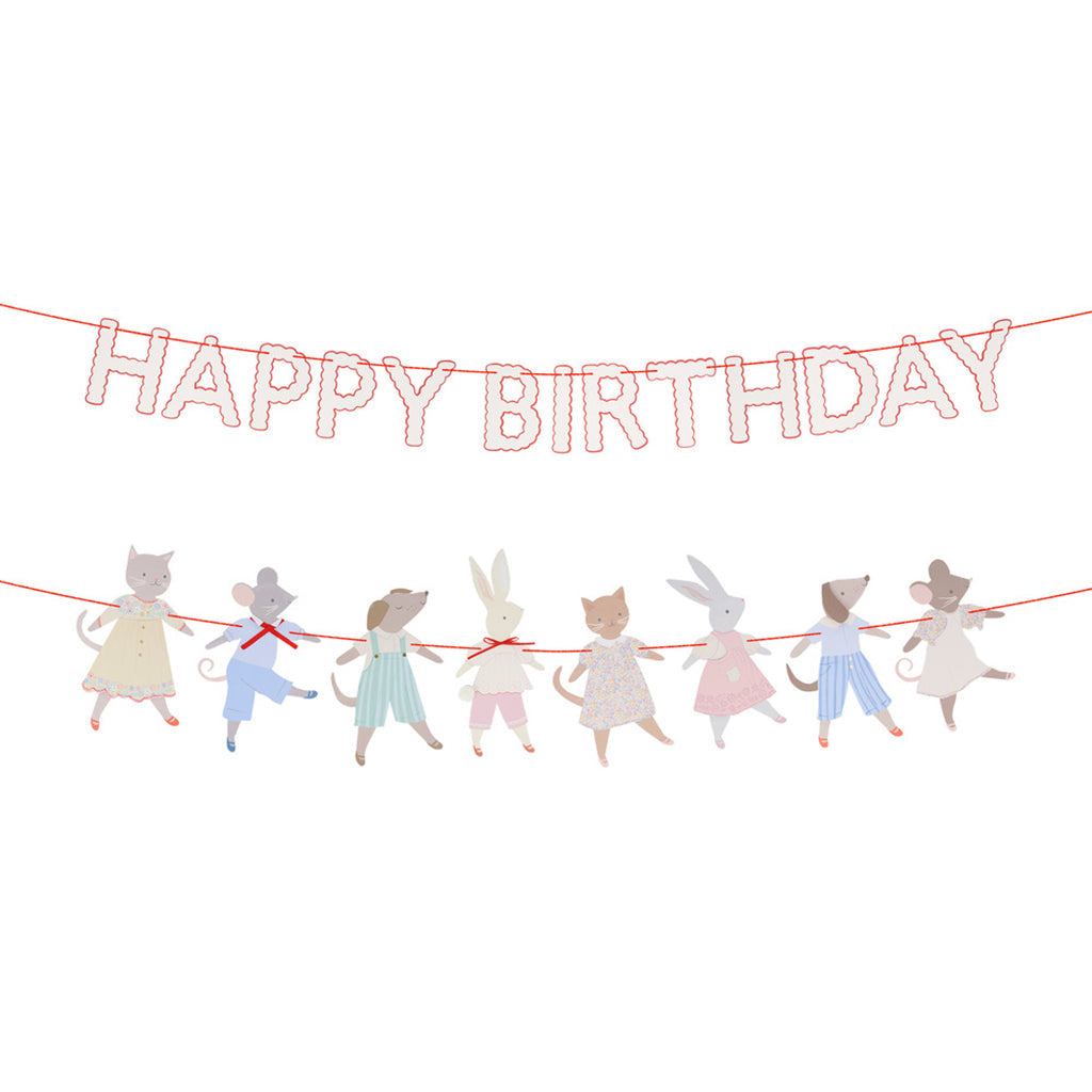 Meri Meri guirlande, Dyrevenner – 1,8 m