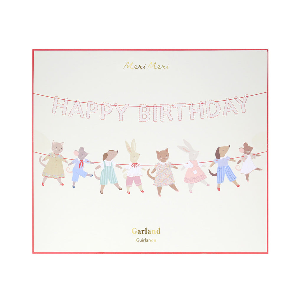 Meri Meri guirlande, Dyrevenner – 1,8 m