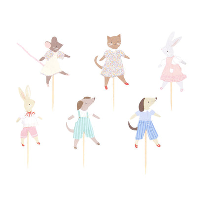 Meri Meri cupcake sett, Animal friends