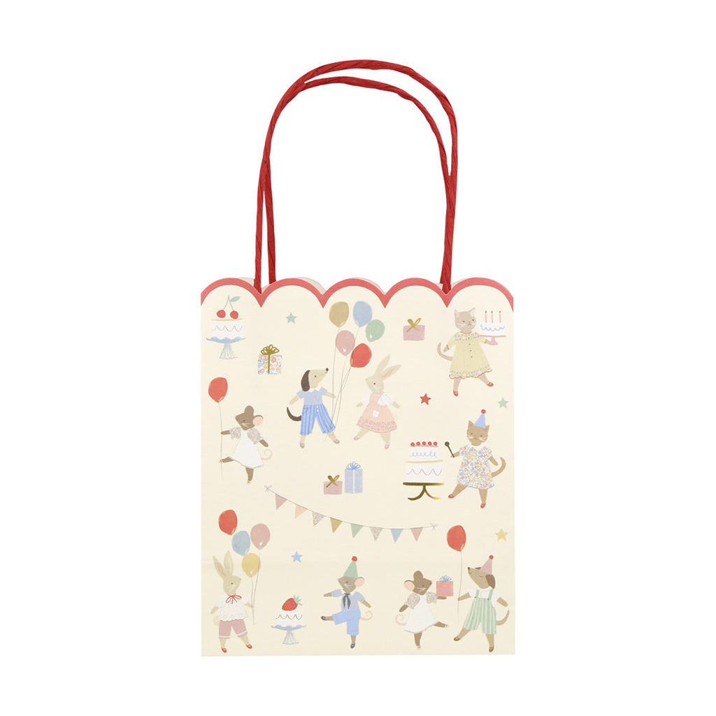 Meri Meri gaveposer, Animal friends – 8 stk.