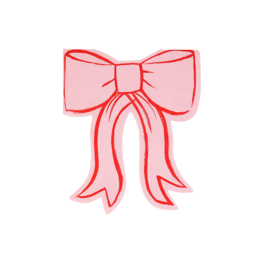 Meri Meri servietter, Sløyfe - 16 stk.