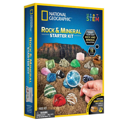 National Geographic, Startsett for steiner og mineraler