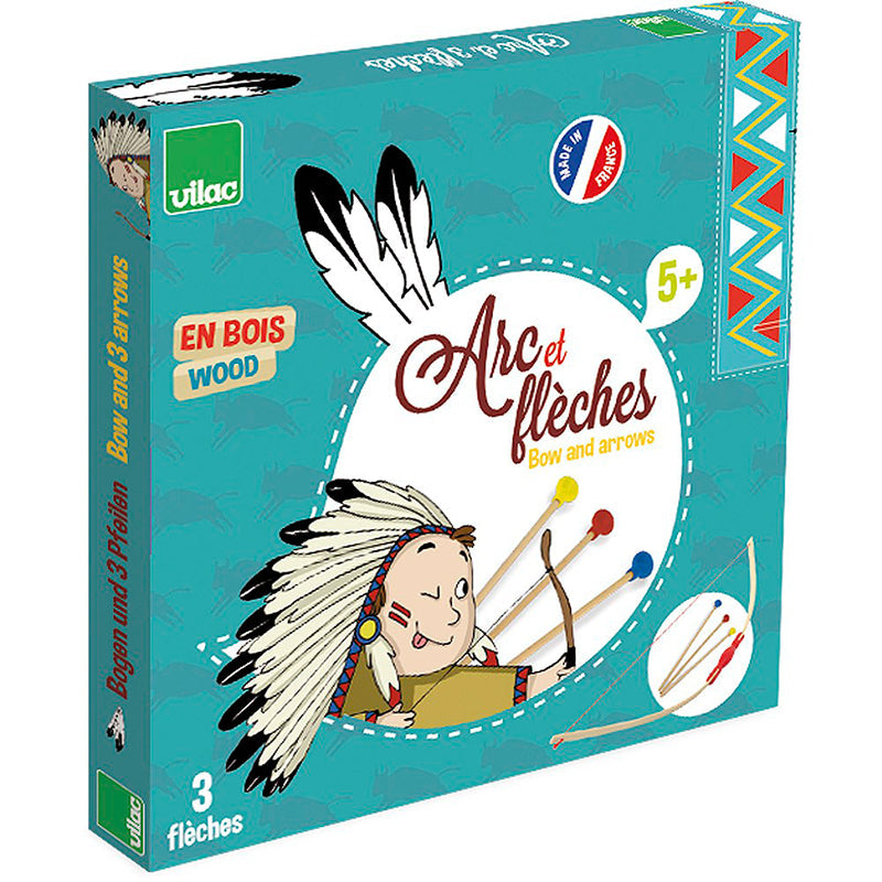 Vilac Bue med 3 piler og skive på siden av esken