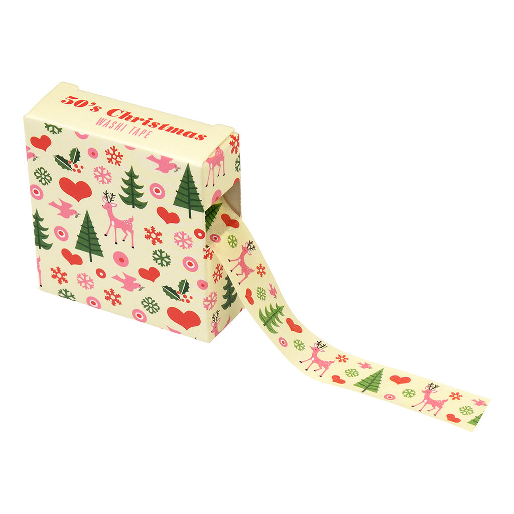 Rex London Washi-tape - 50-talls Christmas