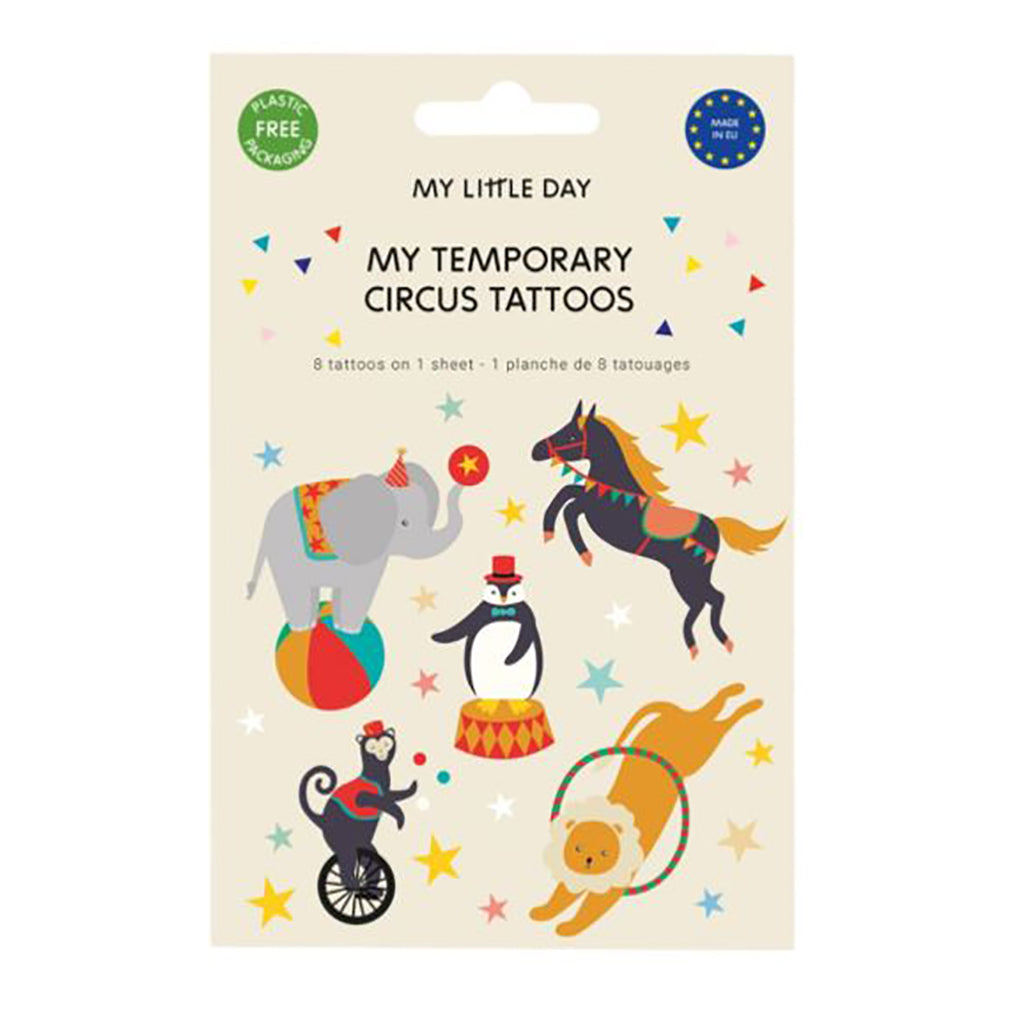 My Little Day Tatoveringer, 12 stk - Cirkus pakke