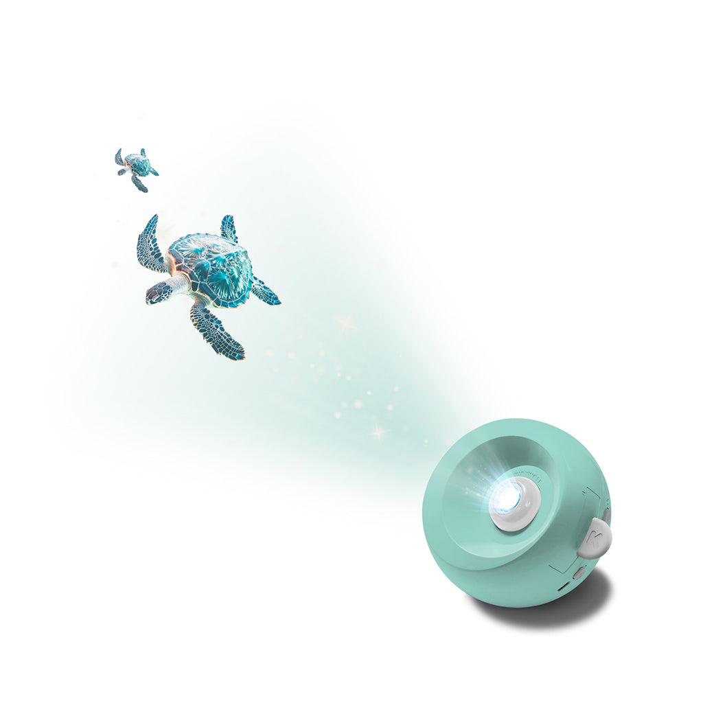 Kidystar, roterende billedprojektor – Ocean/hav-tema