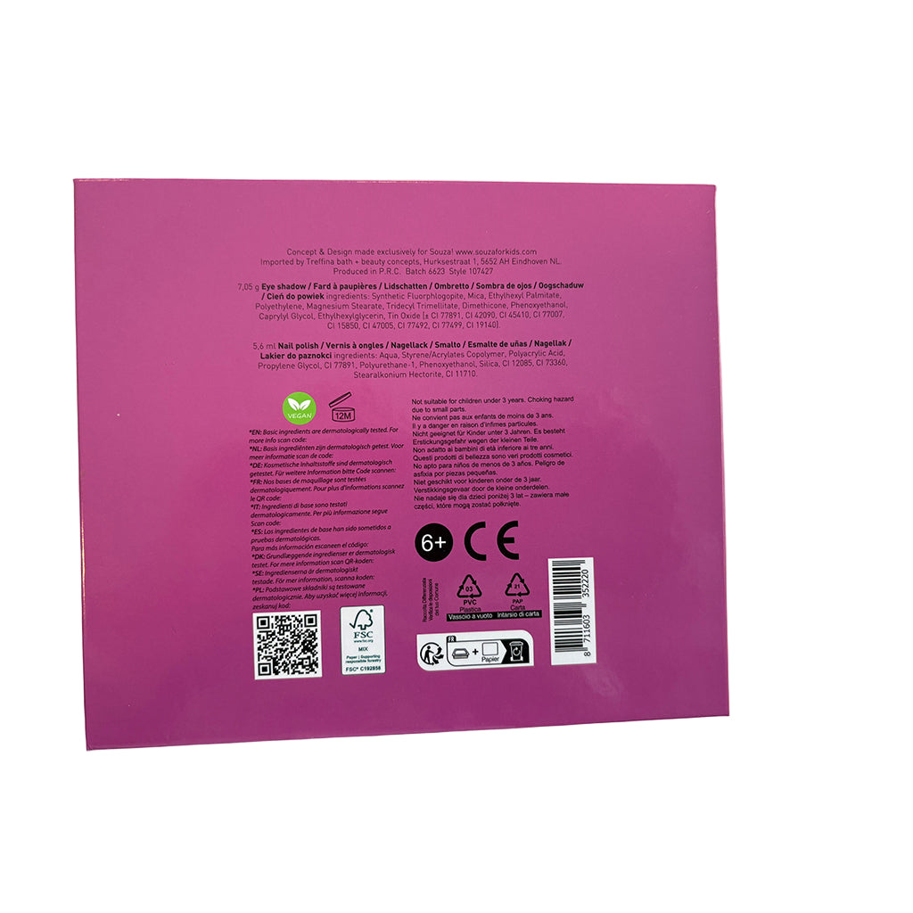 Souza sminkesett for barn, Gaveeske - Hjerte