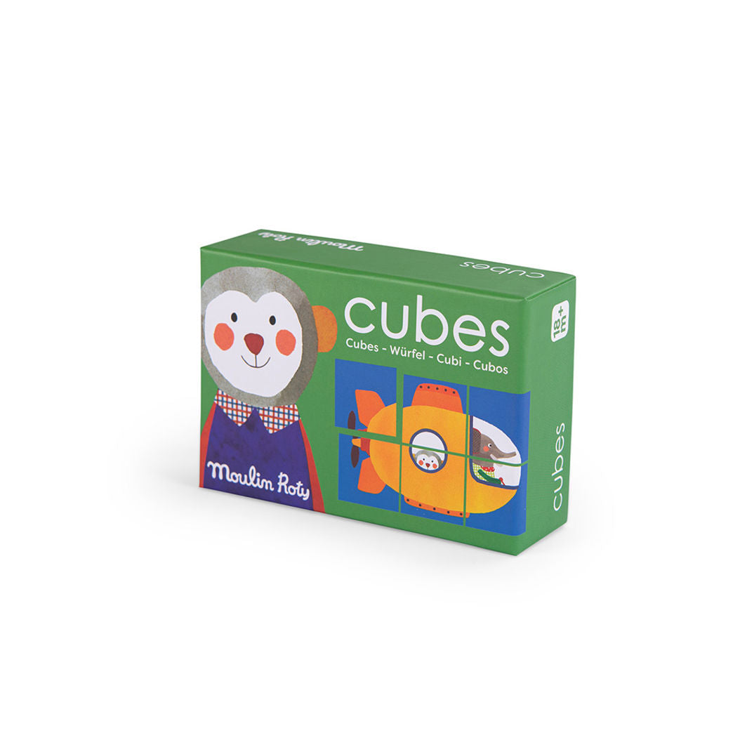 Moulin Roty, Klosspuslespill 6 brikker - Les Popipop