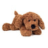 Teddy Hermann bamse, Liggende hund,  brun - 30 cm