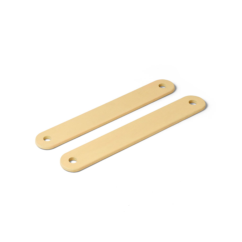 Modu Beams, balansebom i tre, aktivitetsleketøy - Sand grey/ Honey yellow