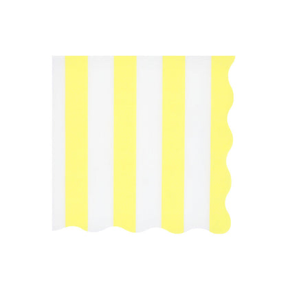 Meri Meri servietter, Beach Striped str. L - 16 stk.