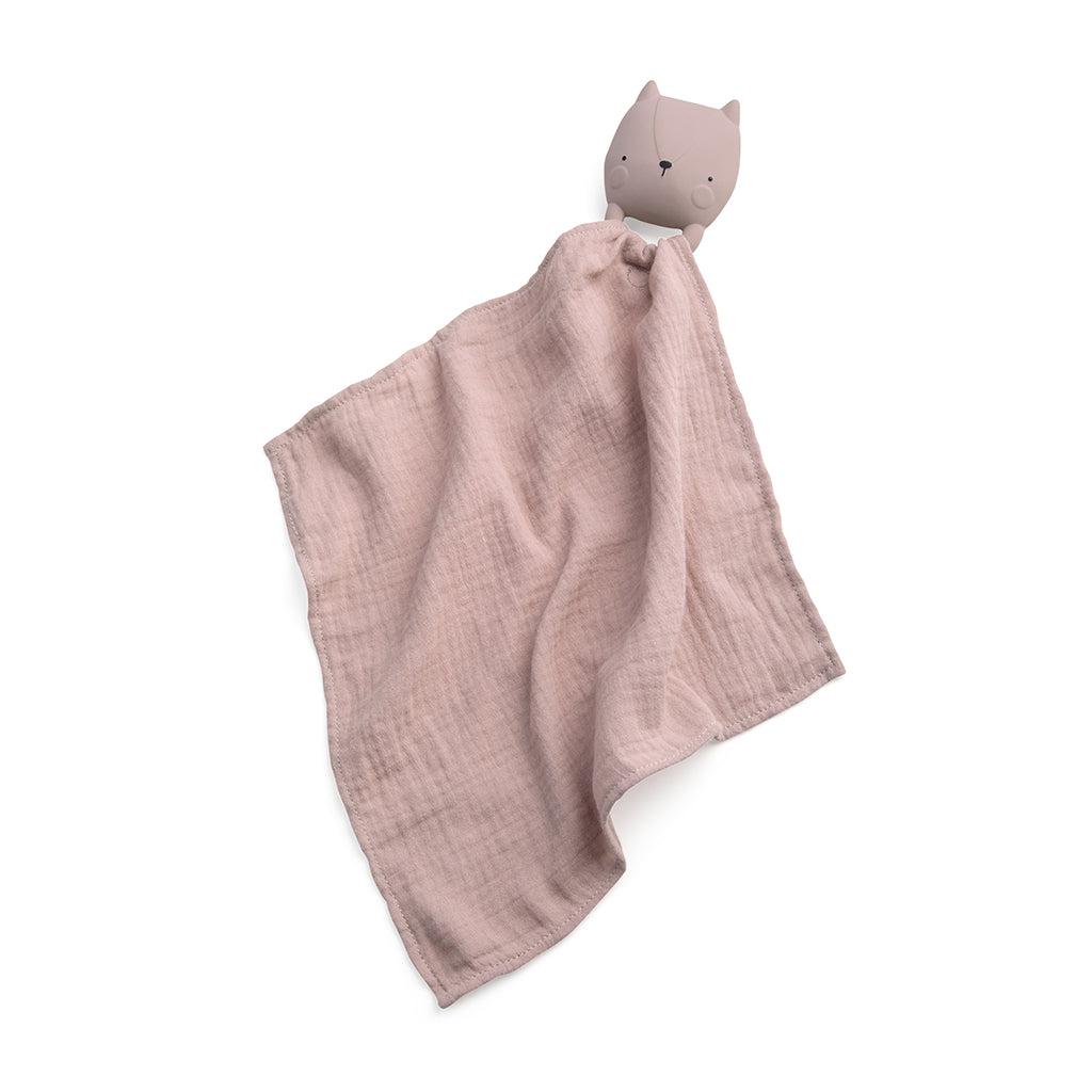 Sebra naturgummi bitering med klut, ekornet Zappy