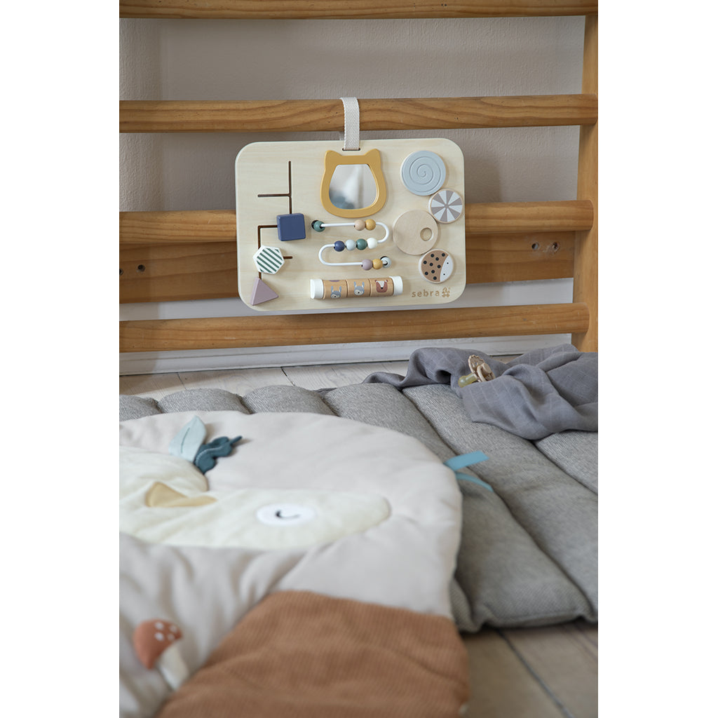 Sebra Aktivitetsbrett i tre, Woodland