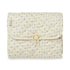 Cam Cam pusleunderlag Quilet Capri, beige med blåt mønster
