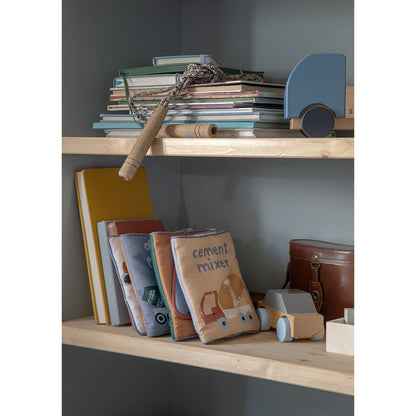 Sebra stoffbok, Busy Builders