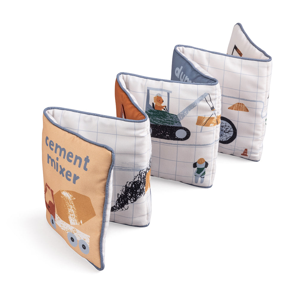 Sebra stoffbok, Busy Builders