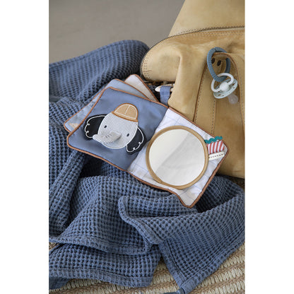 Sebra aktivitetsbok, stoff - Busy Builders