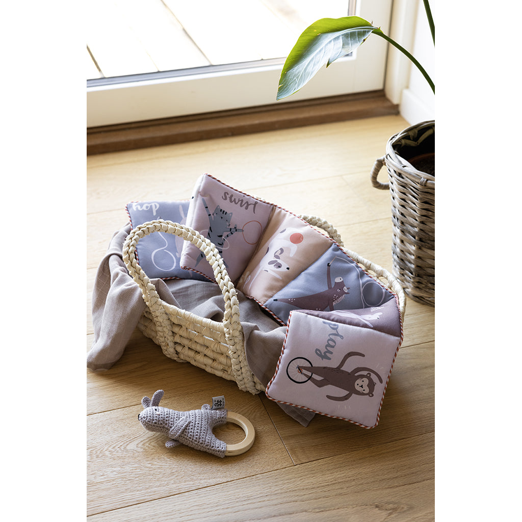 Sebra stoffbok, Teeny Toes