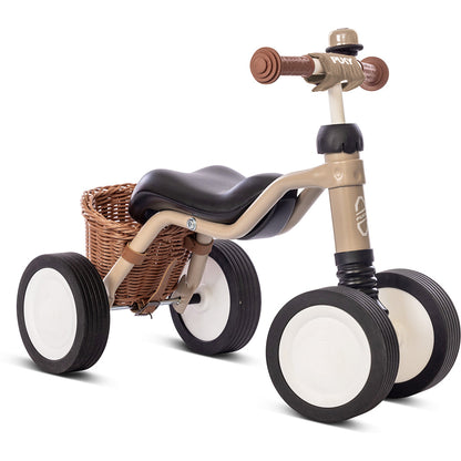 Puky Wutsch Pakke - Min første sykkel, balanseøvelser med ringeklokke og kurv, fra 1 år - Dusty Sand