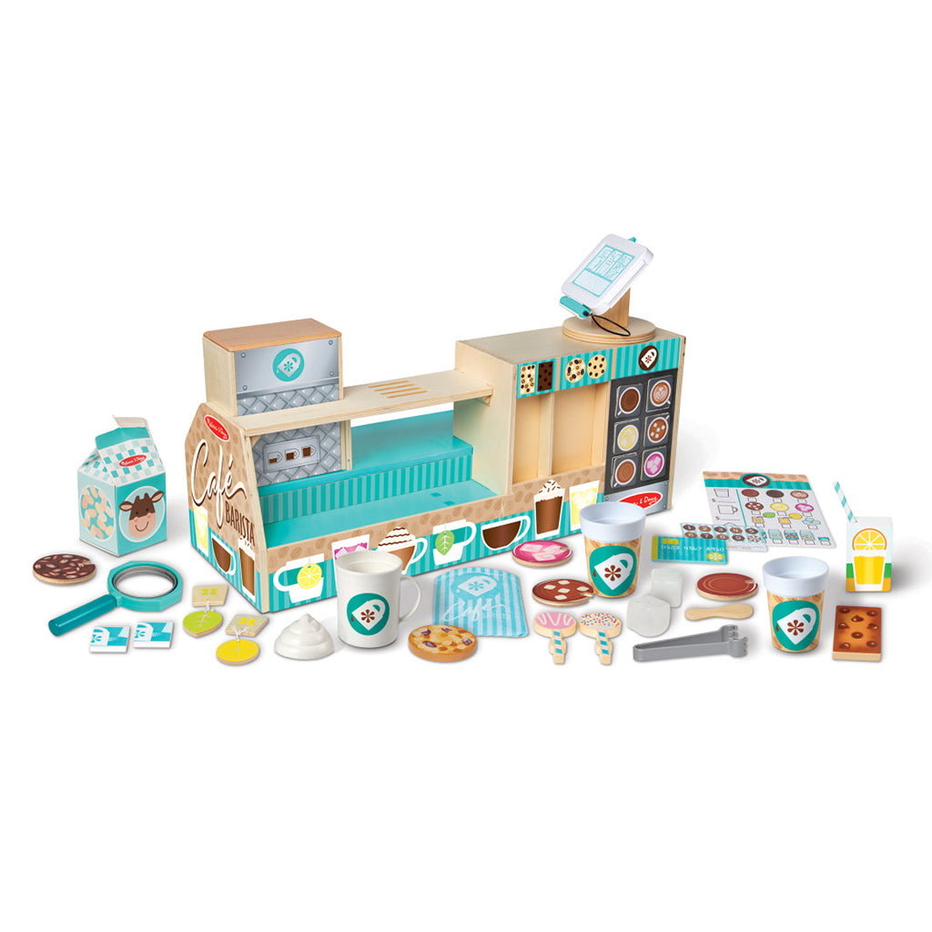 Melissa &amp; Doug Lekemat i tre, Barista kaffebar - 35 deler