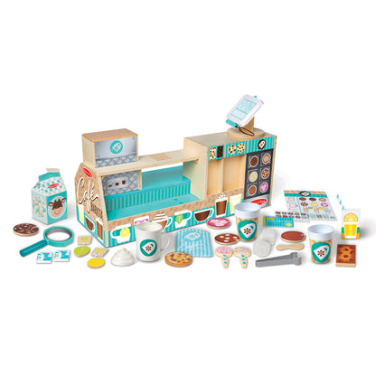 Melissa &amp; Doug Lekemat i tre, Barista kaffebar - 35 deler