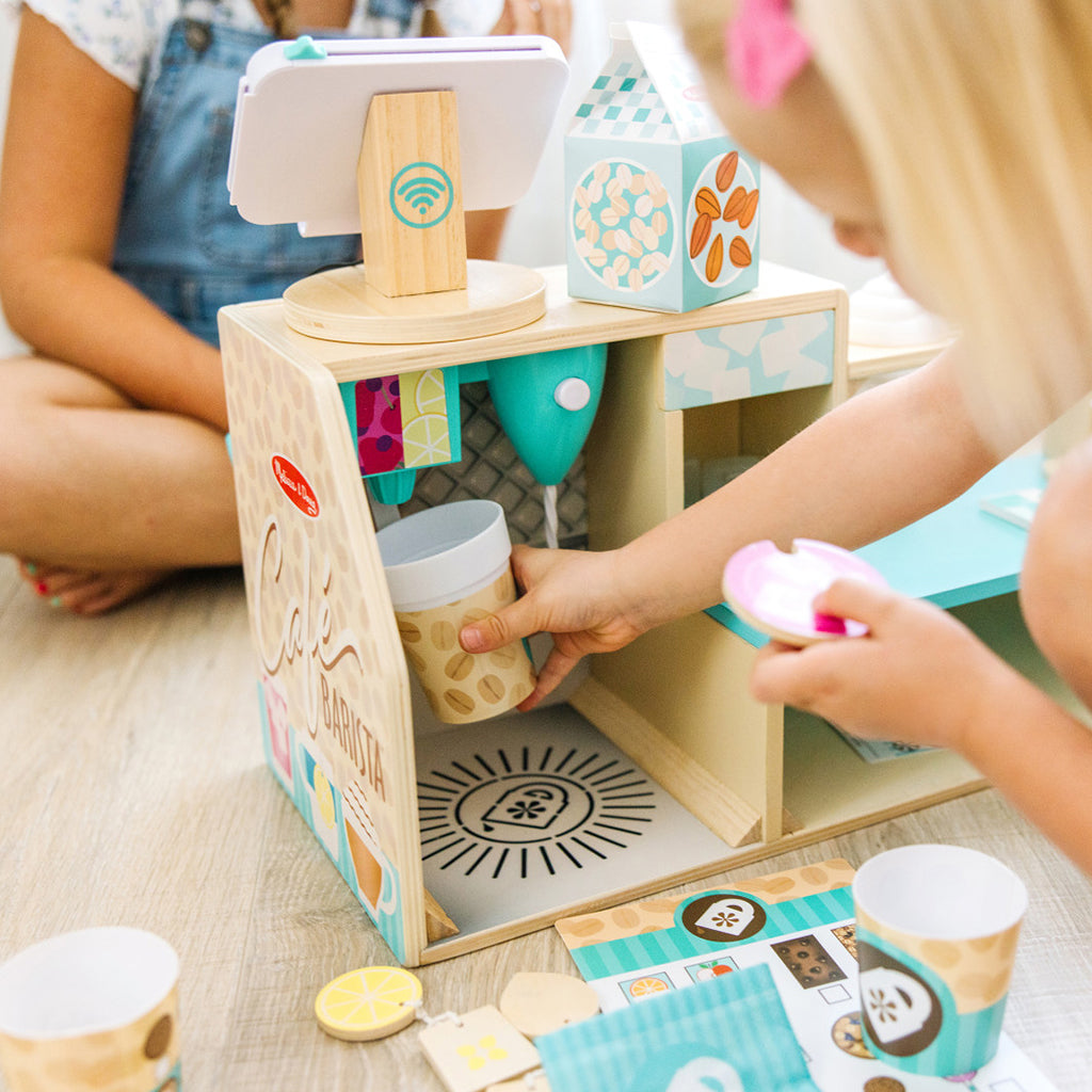 Melissa &amp; Doug Lekemat i tre, Barista kaffebar - 35 deler