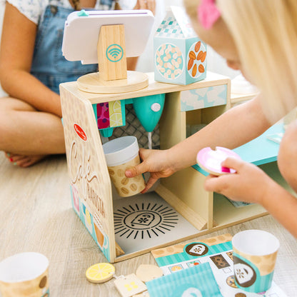Melissa &amp; Doug Lekemat i tre, Barista kaffebar - 35 deler