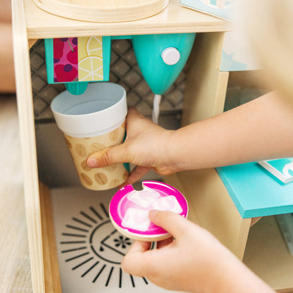 Melissa &amp; Doug Lekemat i tre, Barista kaffebar - 35 deler
