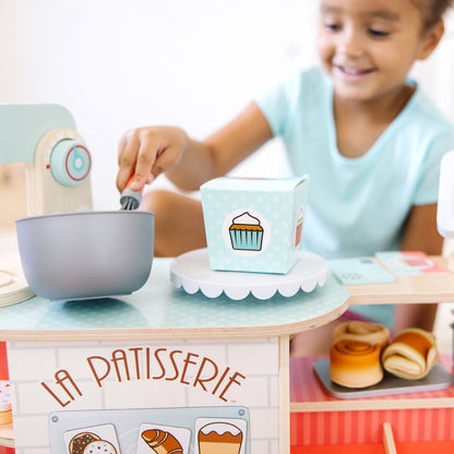 Melissa &amp; Doug Lekemat i tre, Bakerbutikk, La Patisserie - 39 deler