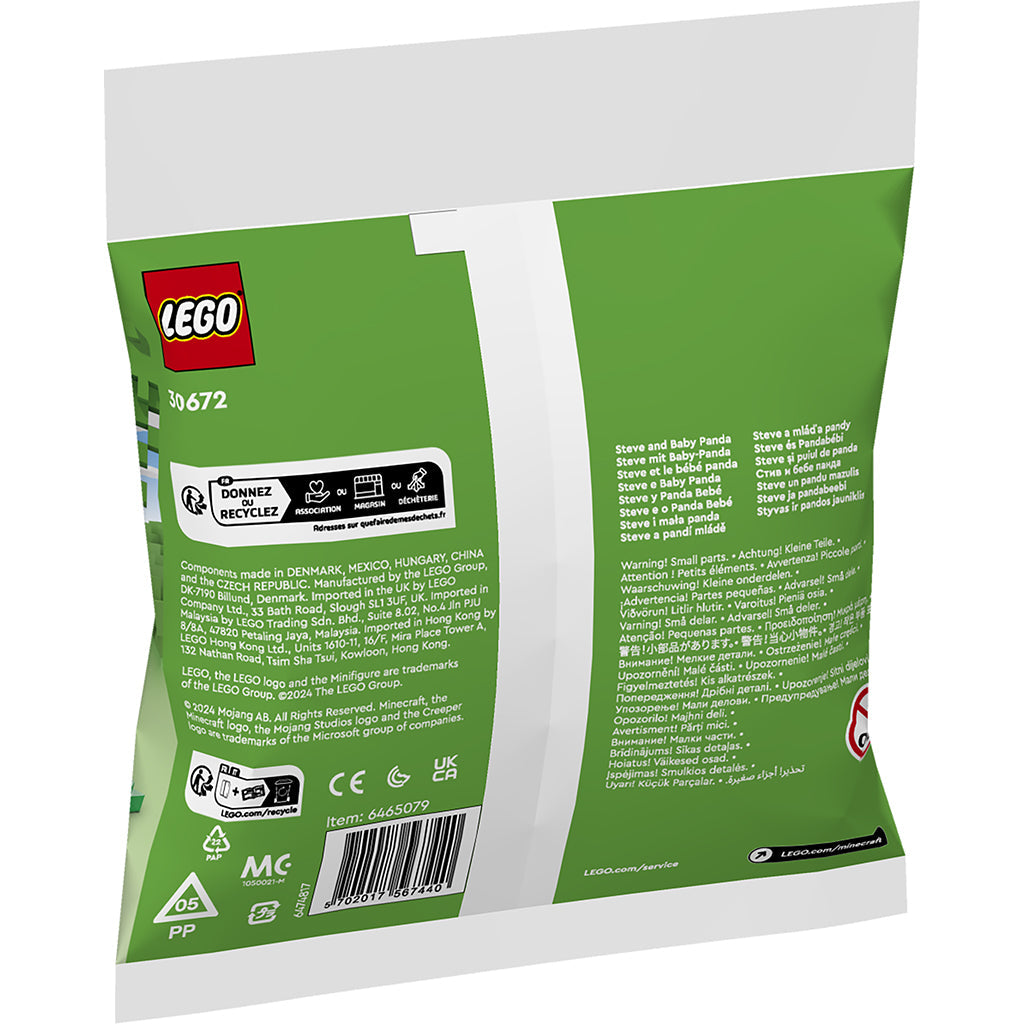 LEGO® Minecraft, Oppstartspakker - Steve og pandaunge