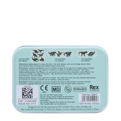 Rex London plaster, 30 stk. Forhistorisk land