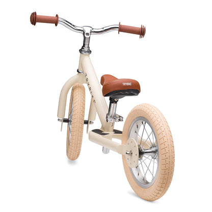 Trybike løbecykel, Vintage creme med retro look