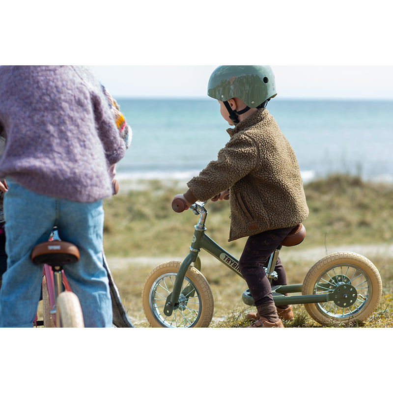 Trybike løpesykkel, vintage green m. retro look