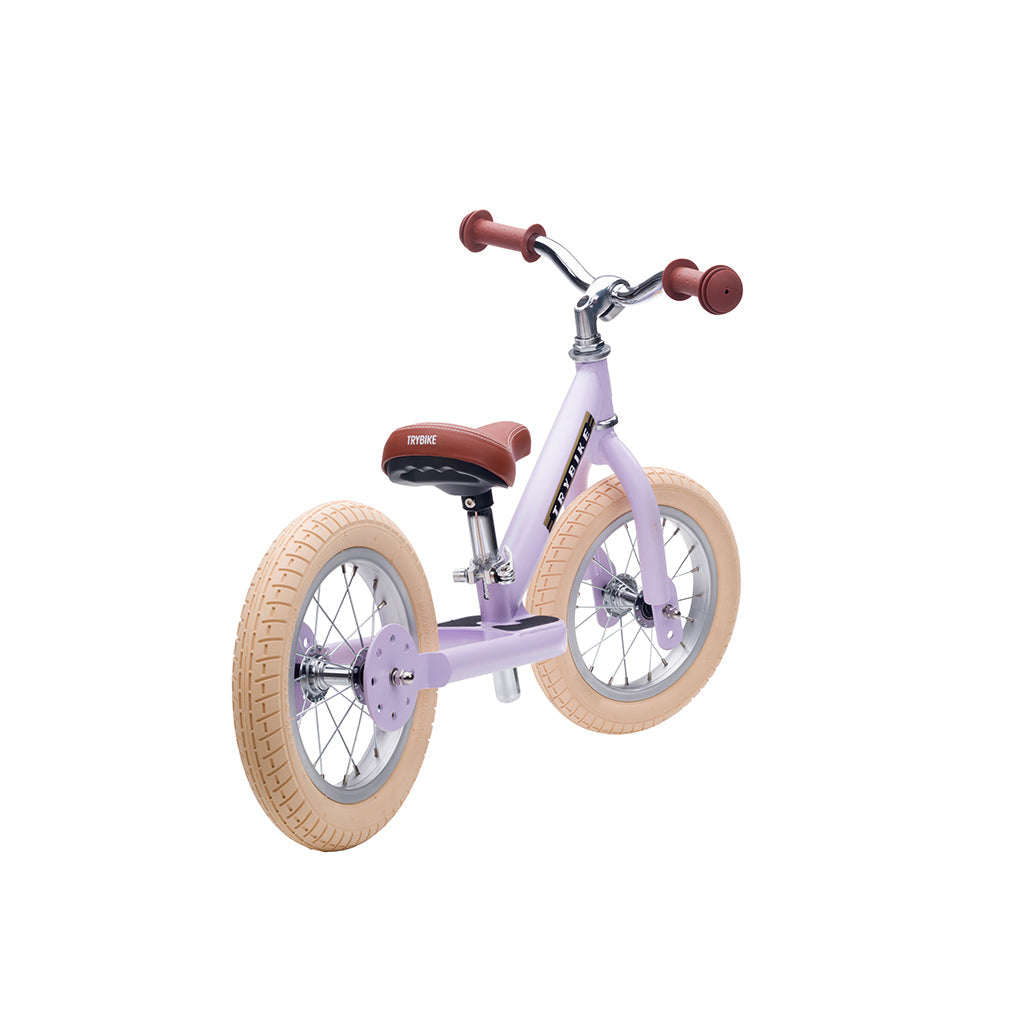 Trybike løbecykel, Vintage lilla med retro look