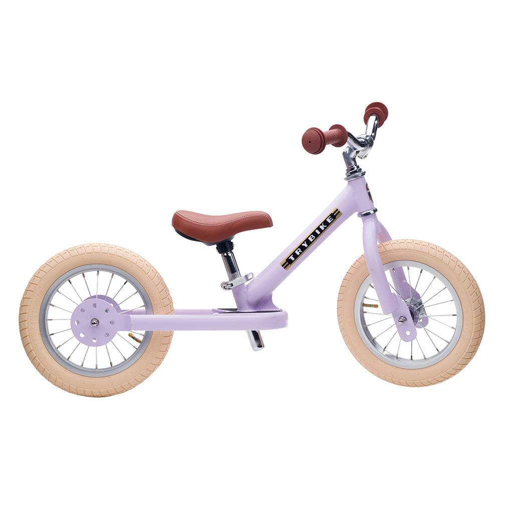 Trybike løbecykel, Vintage purple m. retro look