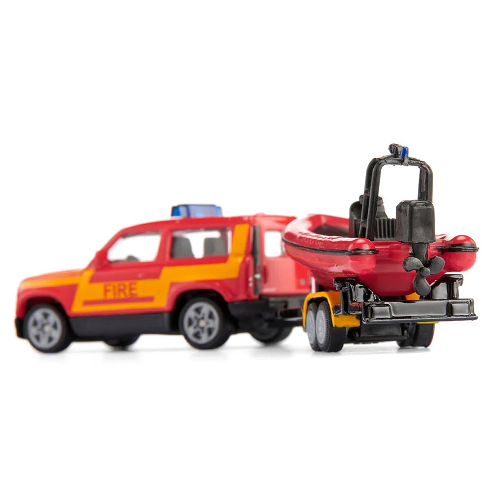 Siku Lekebil, Land Rover Defender med redningsbåt