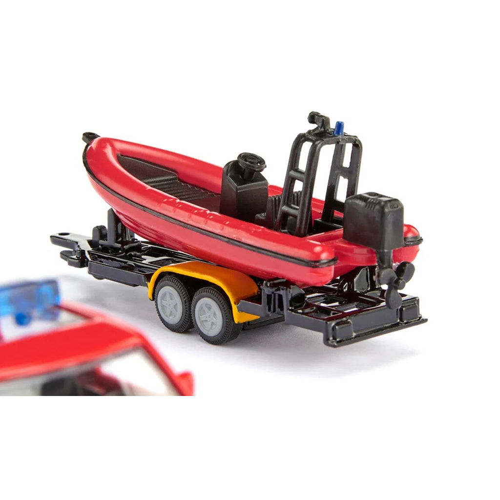 Siku Lekebil, Land Rover Defender med redningsbåt