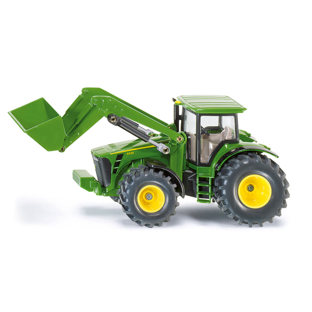 Siku John Deere traktor med frontlaster, 1:50