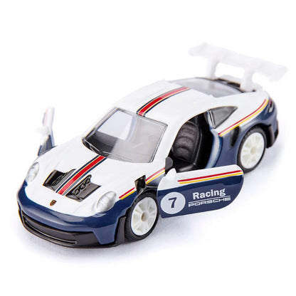 Siku VW ID Buzz med Porsche 911 GT3 – str. 22,6 × 7,5 cm