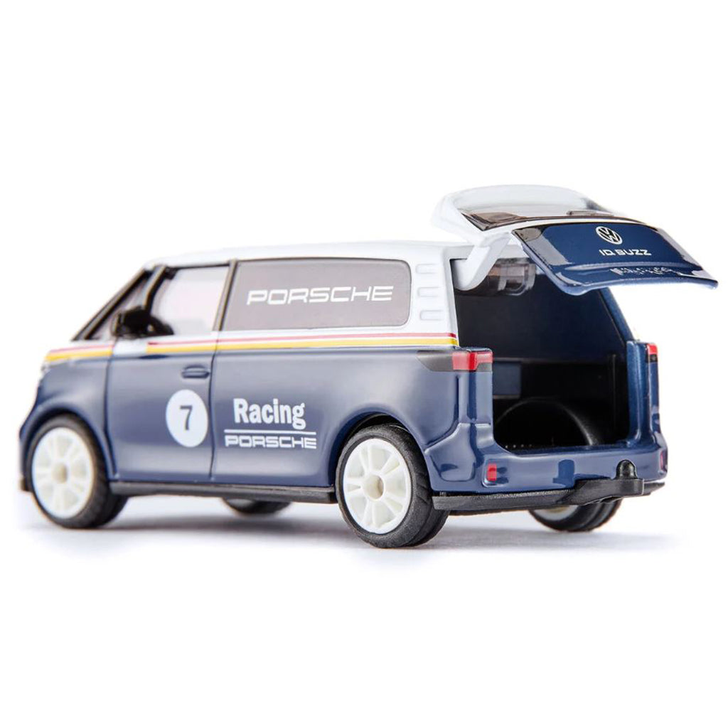 Siku VW ID Buzz med Porsche 911 GT3 – str. 22,6 × 7,5 cm
