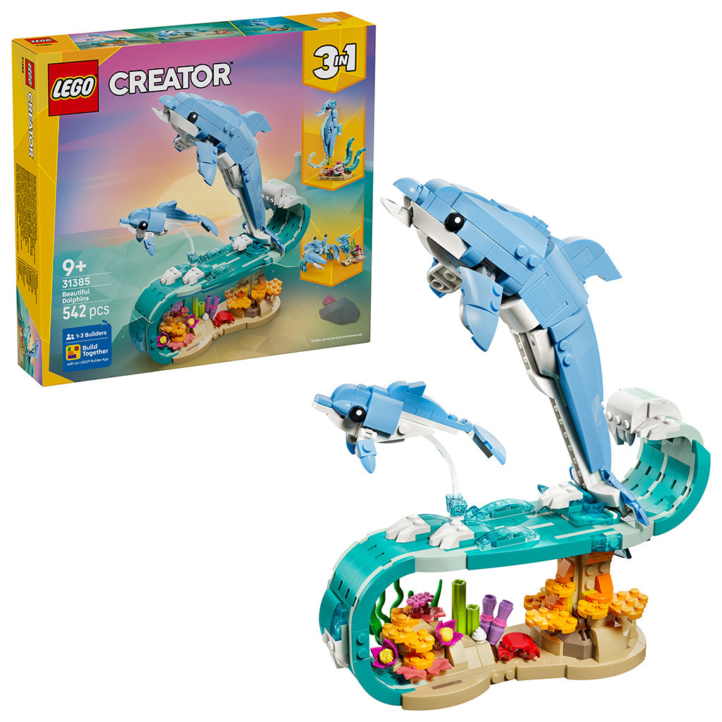 LEGO® Creator 3-i-1, Havdyr: Vakre delfiner