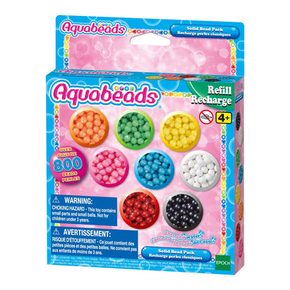 Aquabeads påfyllingssett med faste perler