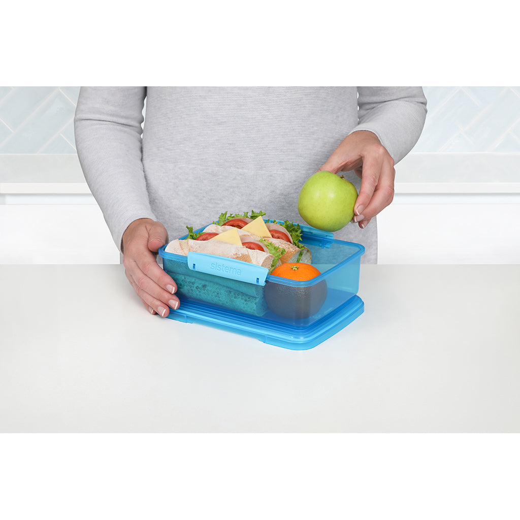 Sistema Coloured Lunch Matboks m. 1 rom, 2L - Blue